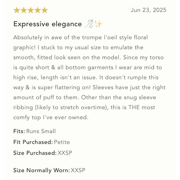 NWT Size XS - Anthropologie Maeve Maxine Puff-Sleeve Sweater Tee - Picture 9 of 15